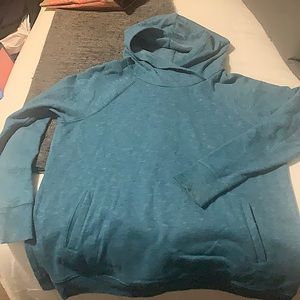 Teal Green Tek Gear Cowl Neck Hoodie Sweatshirt